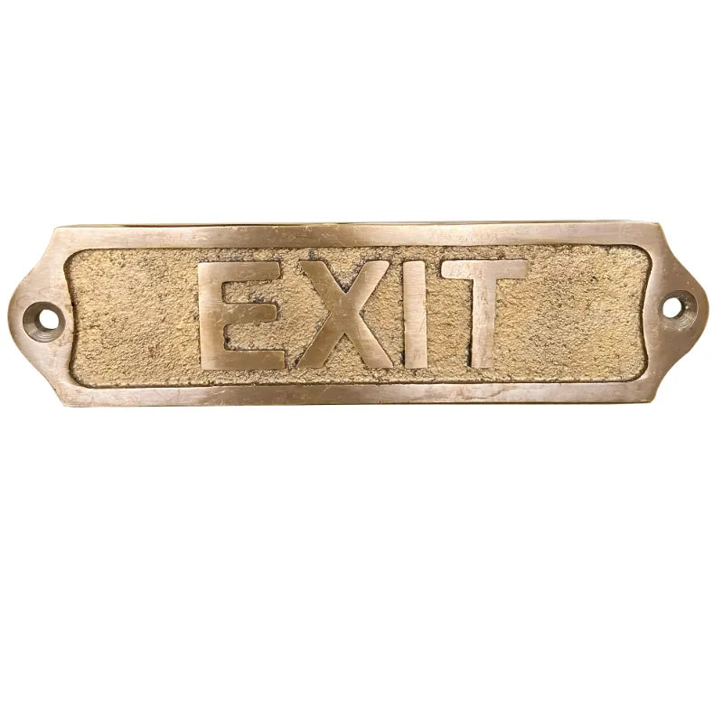 Vintage-Style Exit Sign for Home and Office