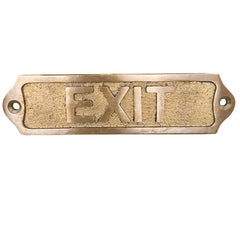 Vintage-Style Exit Sign for Home and Office