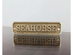 Handcrafted Brass Address Plate – Oval and Rectangle Shape Options