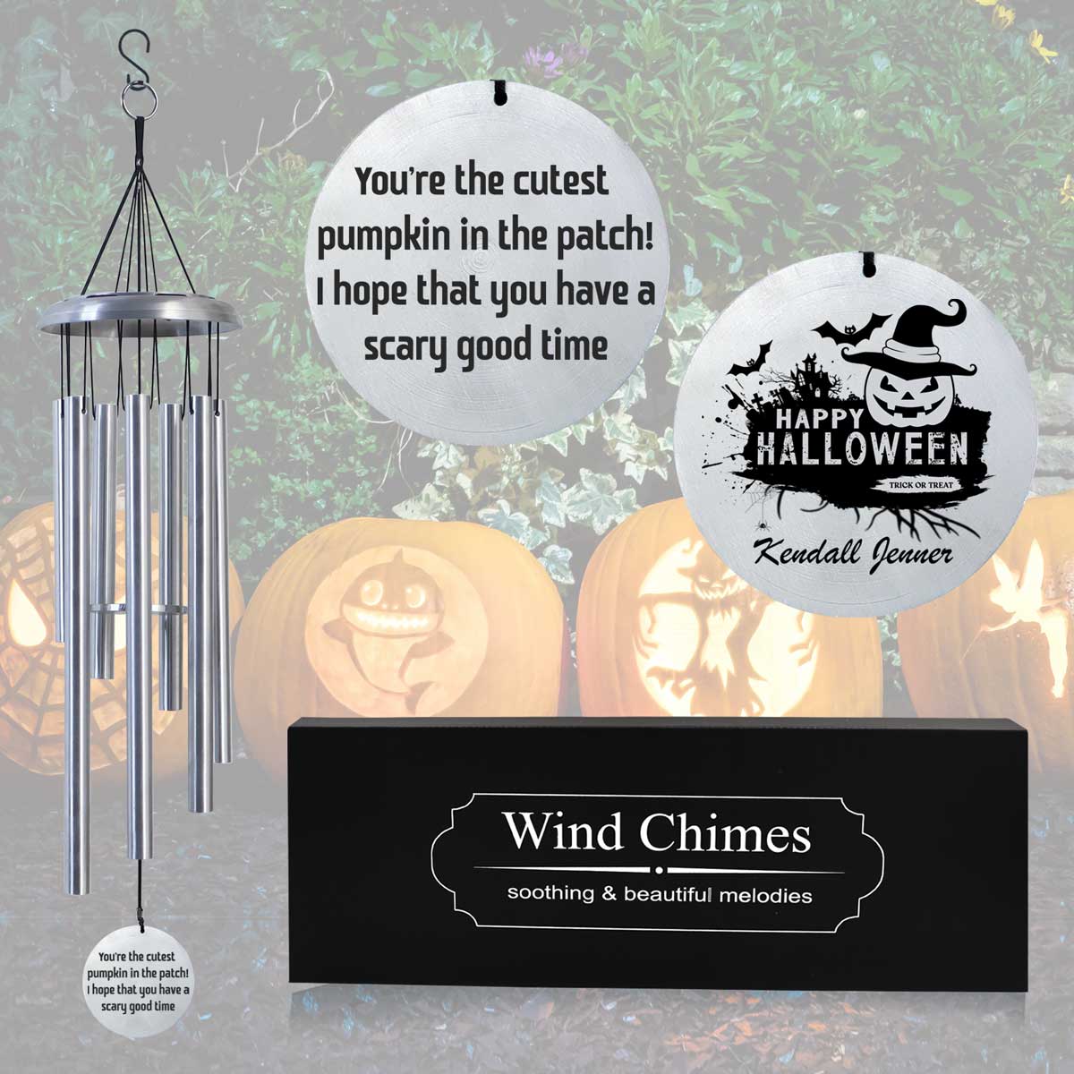 Happy Halloween Wind Chime HWC015