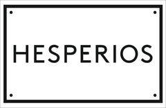 Hesperios Logo Etched Brass Plaque