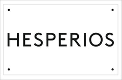 Hesperios Logo Etched Brass Plaque