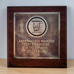 Plaque de plaque de mariage en laiton BWP131