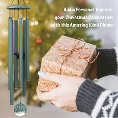 Personalized Christmas Wind Chime Gift for Mom Dad CWC64