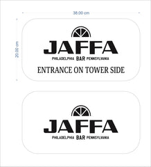 Set of Jaffa Logo Brass Etched Plaques