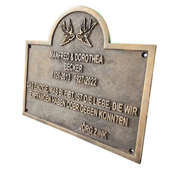 Placa conmemorativa de latón MBP03