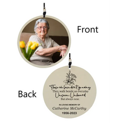 Memorial Photo Wind Chime MWC77
