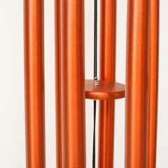 Premium 30-Inch Copper Wind Chime on a white background