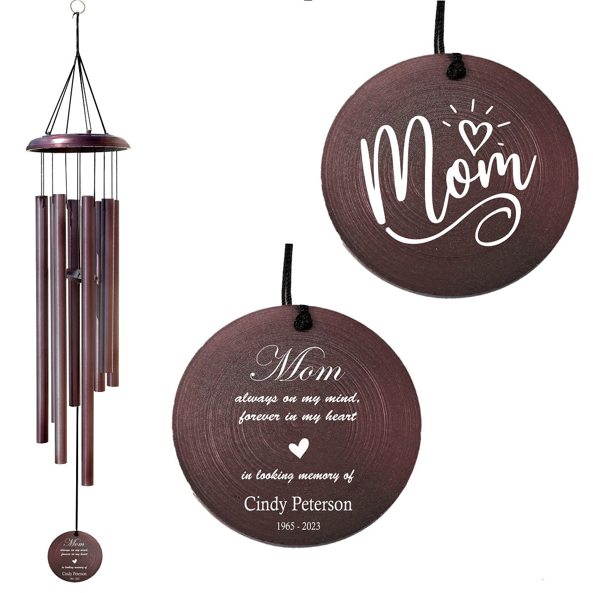 Memorial Wind Chime Gift For Mom MWC131