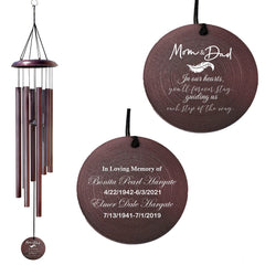 Memorial Wind Chime Gift for Mom Dad MWC65
