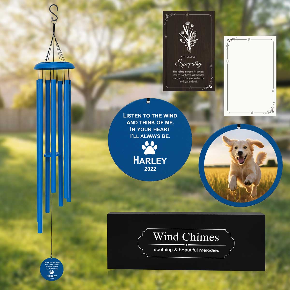 Memorial Pet Wind Chimes WCP23