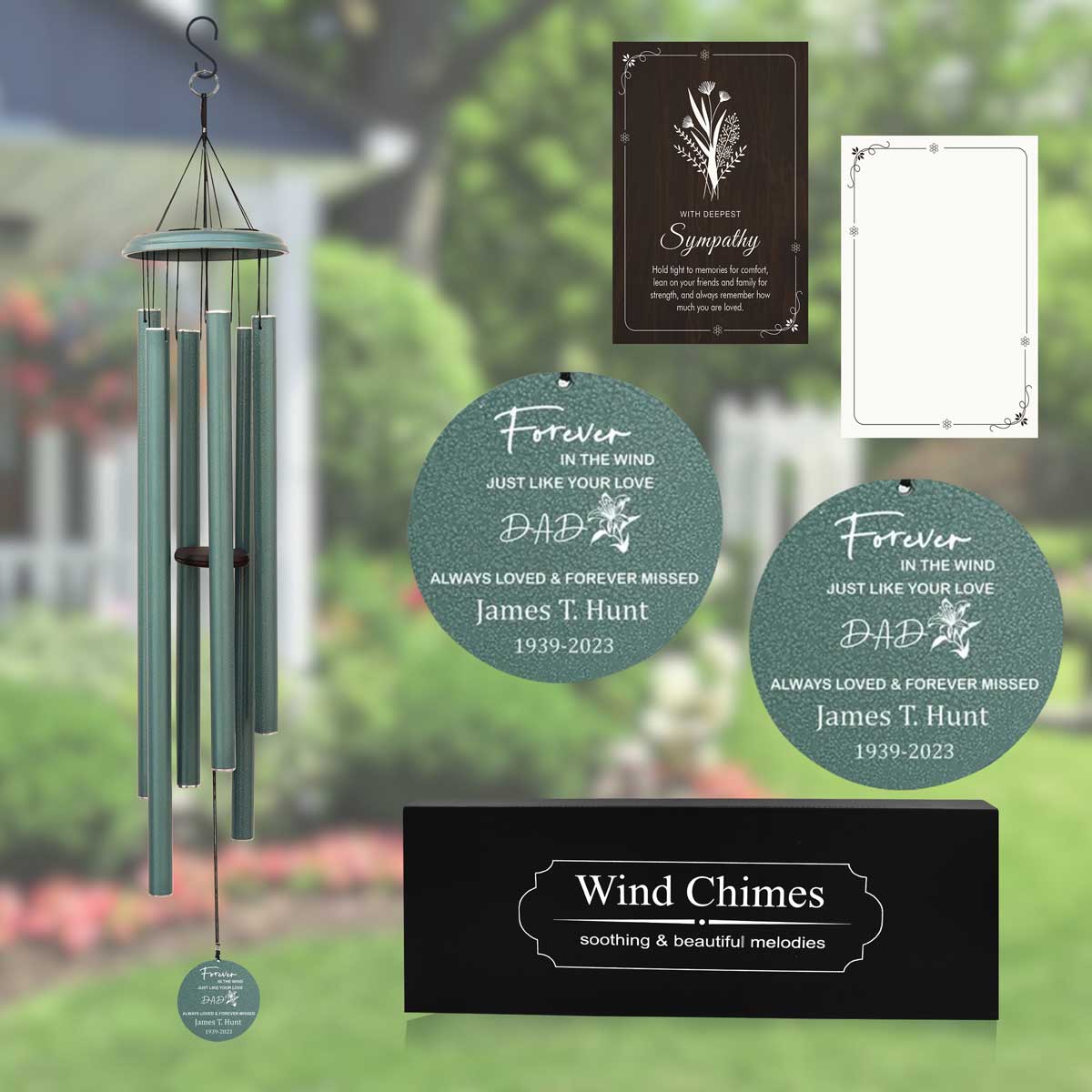 Memorial Wind Chime for Dad MWC54