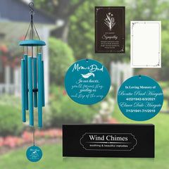 Memorial Wind Chime Gift for Mom Dad MWC65