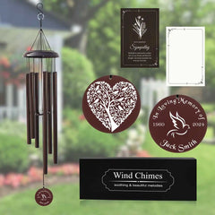 Memorial Wind Chime brown