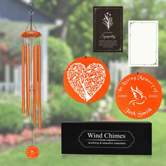 red copper Memorial Wind Chime