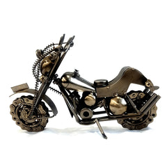 Metal Motor Cycle Showpiece SPMC01