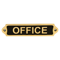 Office Brass Plaques 22x5 cm OBP17