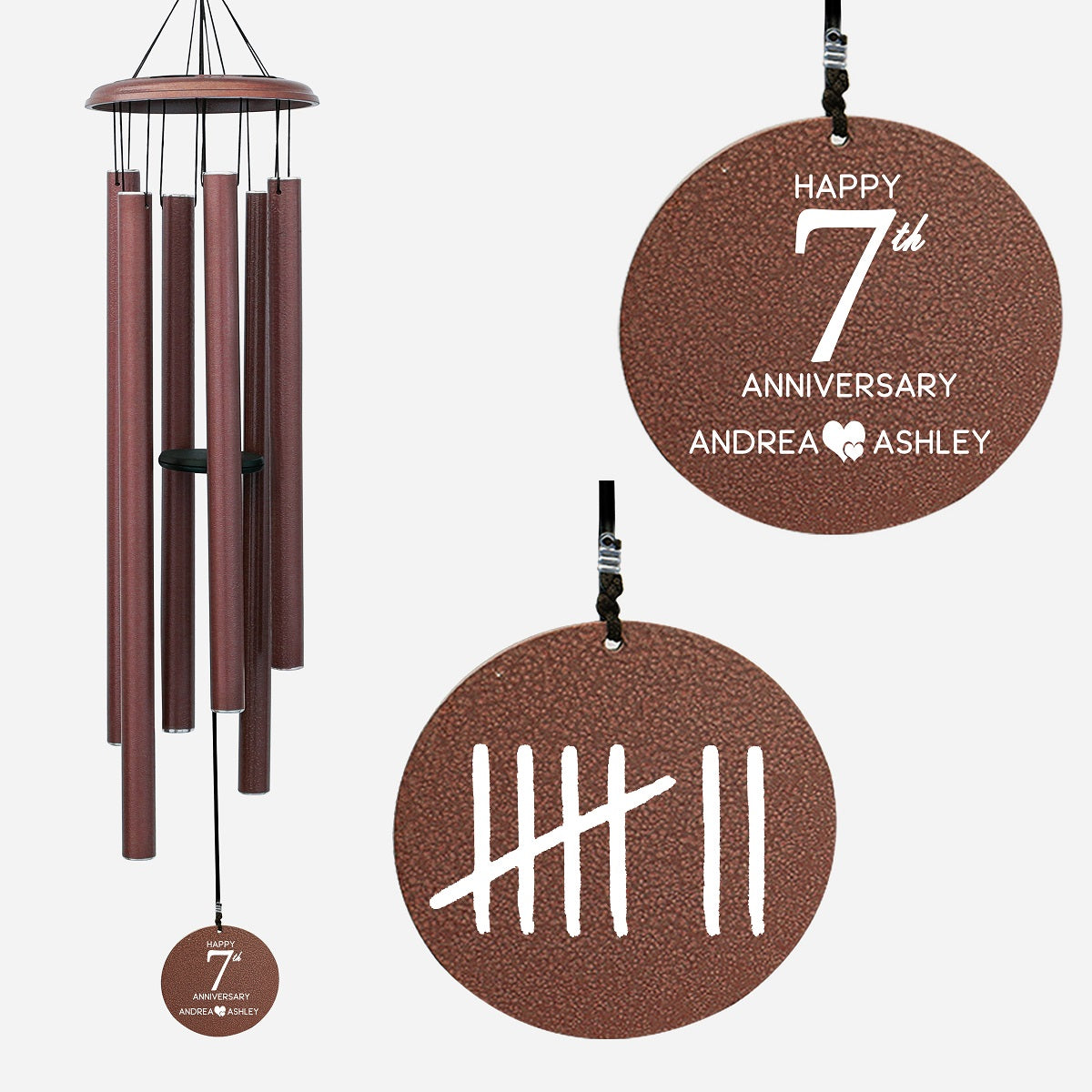 Personalised Anniversary Wind Chime WCP18