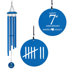 Campana de viento de aniversario personalizada WCP18