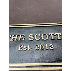 Personalised Brass Plaques PBP66