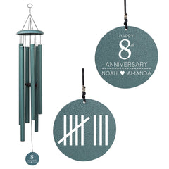 Personalised Marriage Anniversary Wind Chime WCP08
