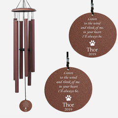 Personalized Memorial Wind Chime for Pet WCP13