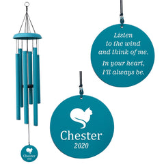 Personalised Memorial Wind Chime for Pet WCP10