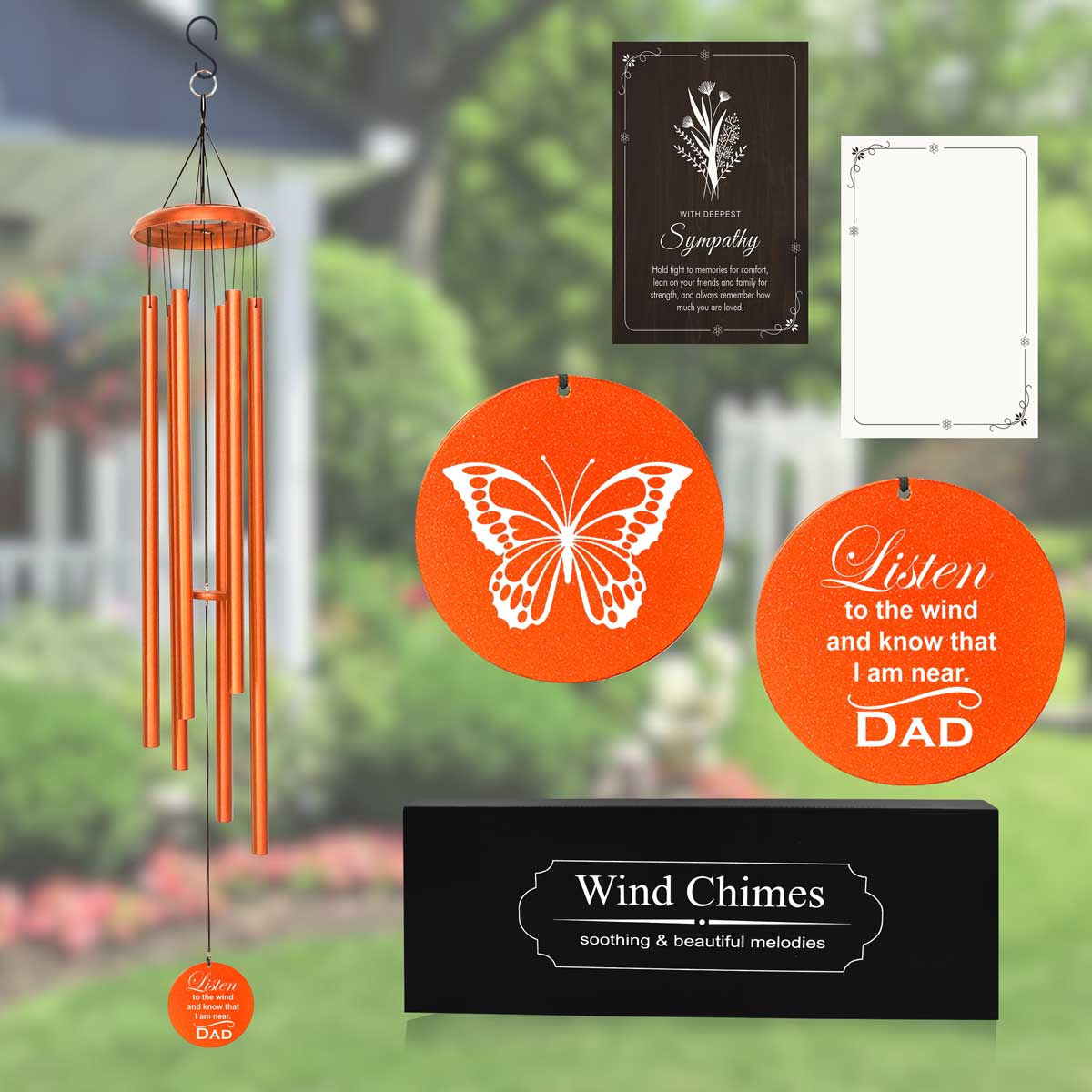 Personalized Memorial Wind Chime WCP37