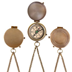 Brass Flat Compass with Box - 150 Pieces