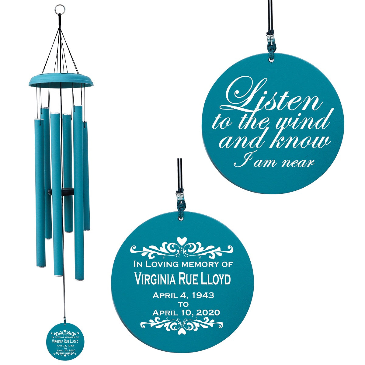 Personalized Memorial Wind Chime MWC98 – PorthoMall