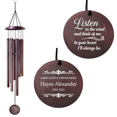 Personalized Memorial Wind Chimes WCP32