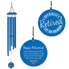 Personalized Retirement Wind Chime RWC008