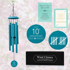 Personalized Anniversary Wind Chimes WCP34