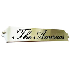 Luxury Brass Name Plate with Customized Design