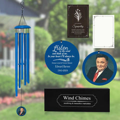Personalized Photo Engraved Wind Chimes WCP28