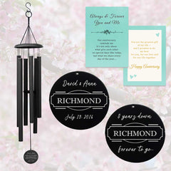 Personalized Wind Chime for Couples WCP07
