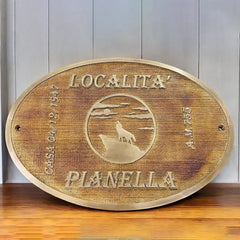 Custom bronze sign for building | 
Bronze plaque exterior signage