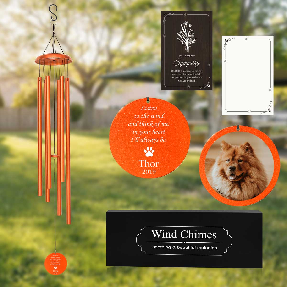 Pet Memorial Wind Chime PMWC018