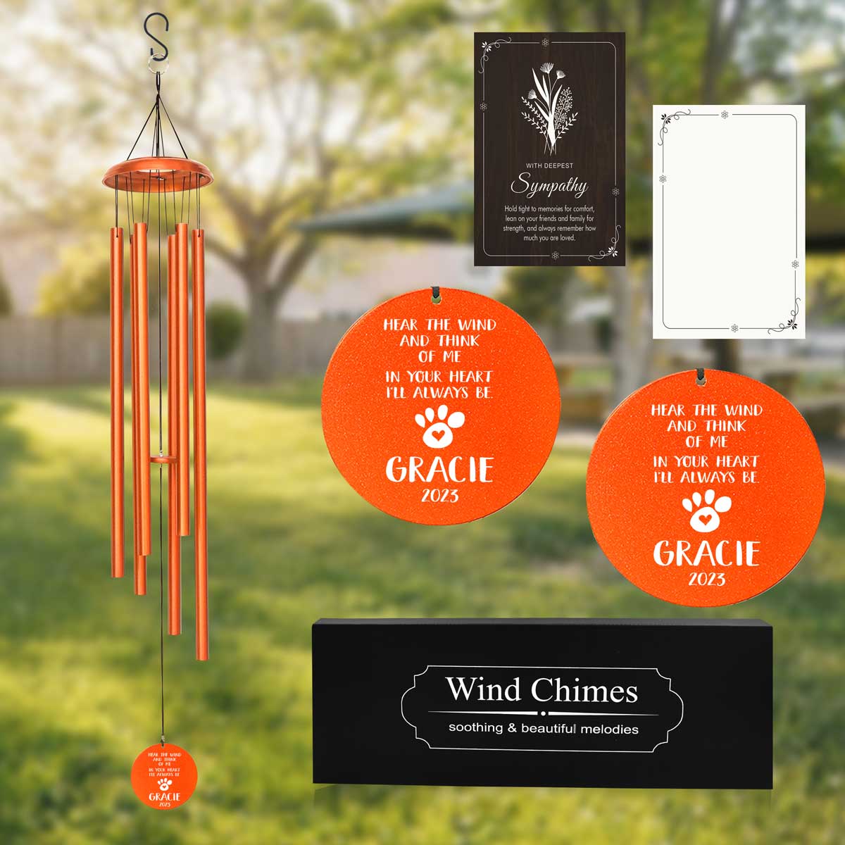 Pet memorial Wind Chime PWC005