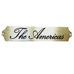 Custom Brass Tag with Polished Finish