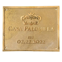 Premium brass plaques, precision engraved. High-quality materials and expert craftsmanship for awards, memorials, and more.