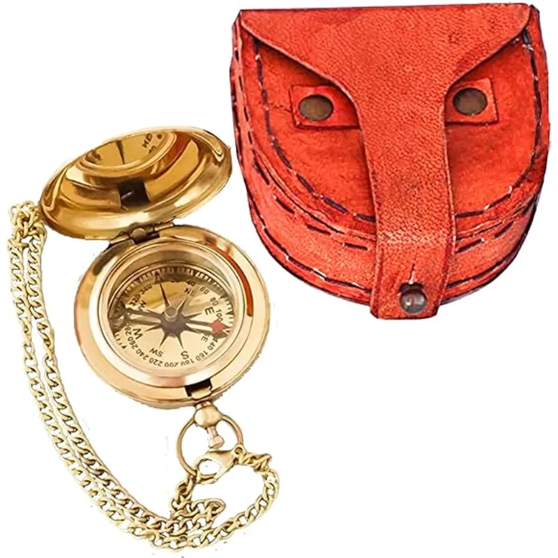 Push Button Brass Compass for Gifts PBC93