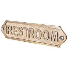 Plaques en laiton pour toilettes 22x5 cm