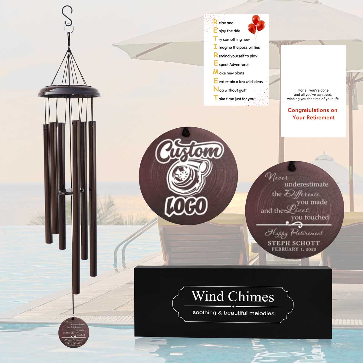 Retirement Wind Chime RWC057