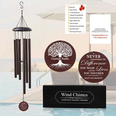 Retirement Wind Chime brown