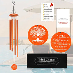 Retirement Wind Chime copper