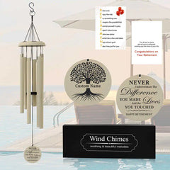 Retirement Wind Chime off white