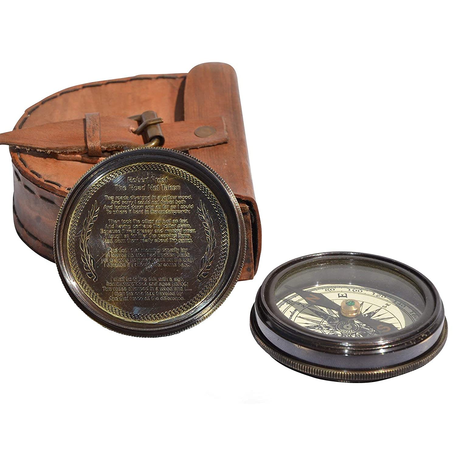 Compass with Leather Case BC0064