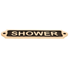 Shower Brass Plaque 22*5 SBP08
