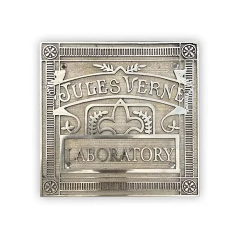 Silver Finish Brass Name Plate
